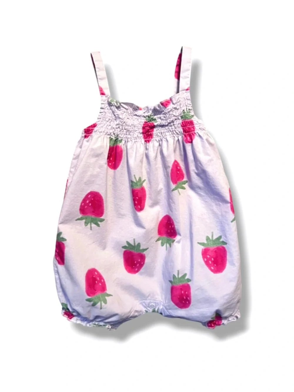 🍄3/$15 Carter’s Strawberry Bubble Romper 3-6 Months Lavender